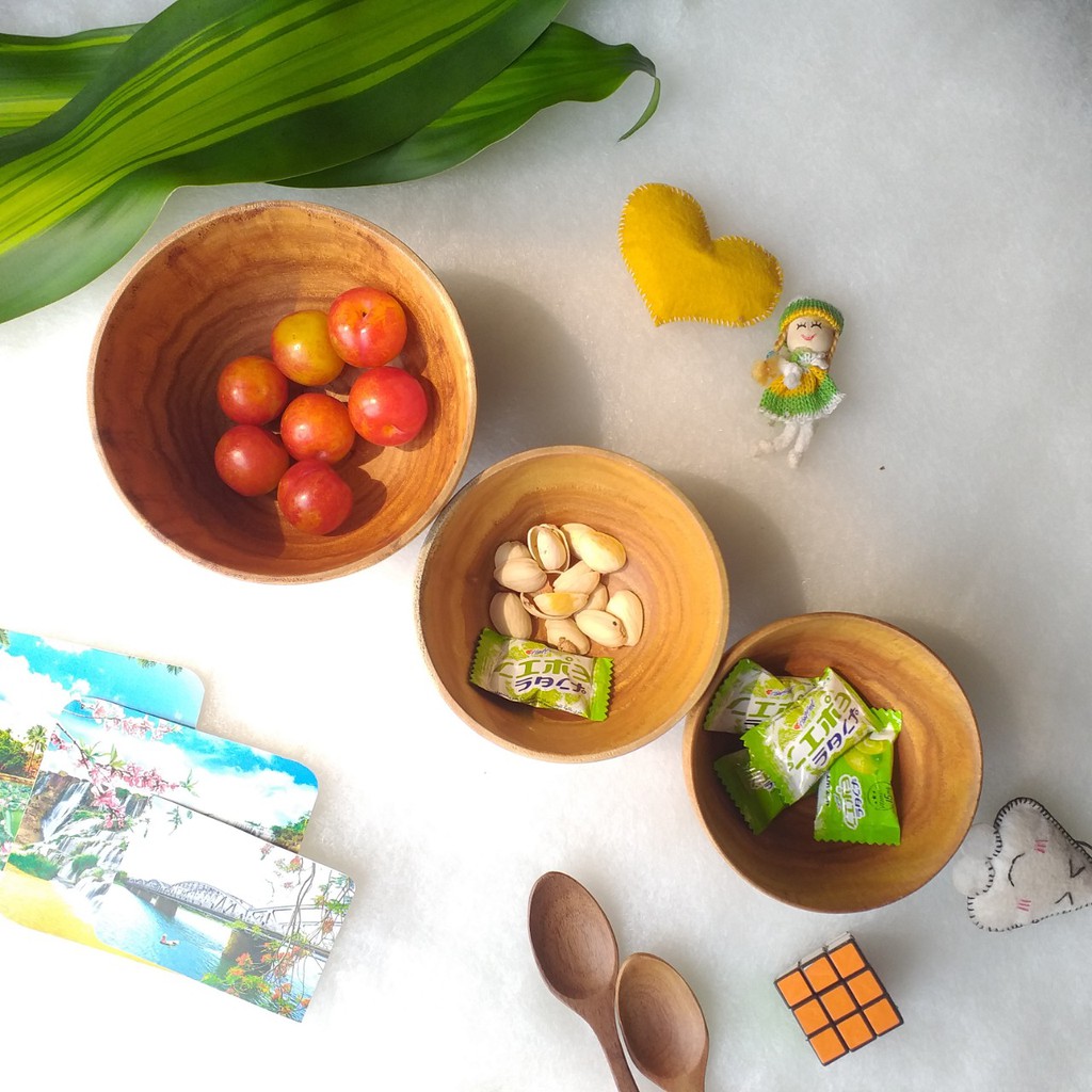 Bát Gỗ ăn cơm bàng chất liệu gỗ tiện dụng