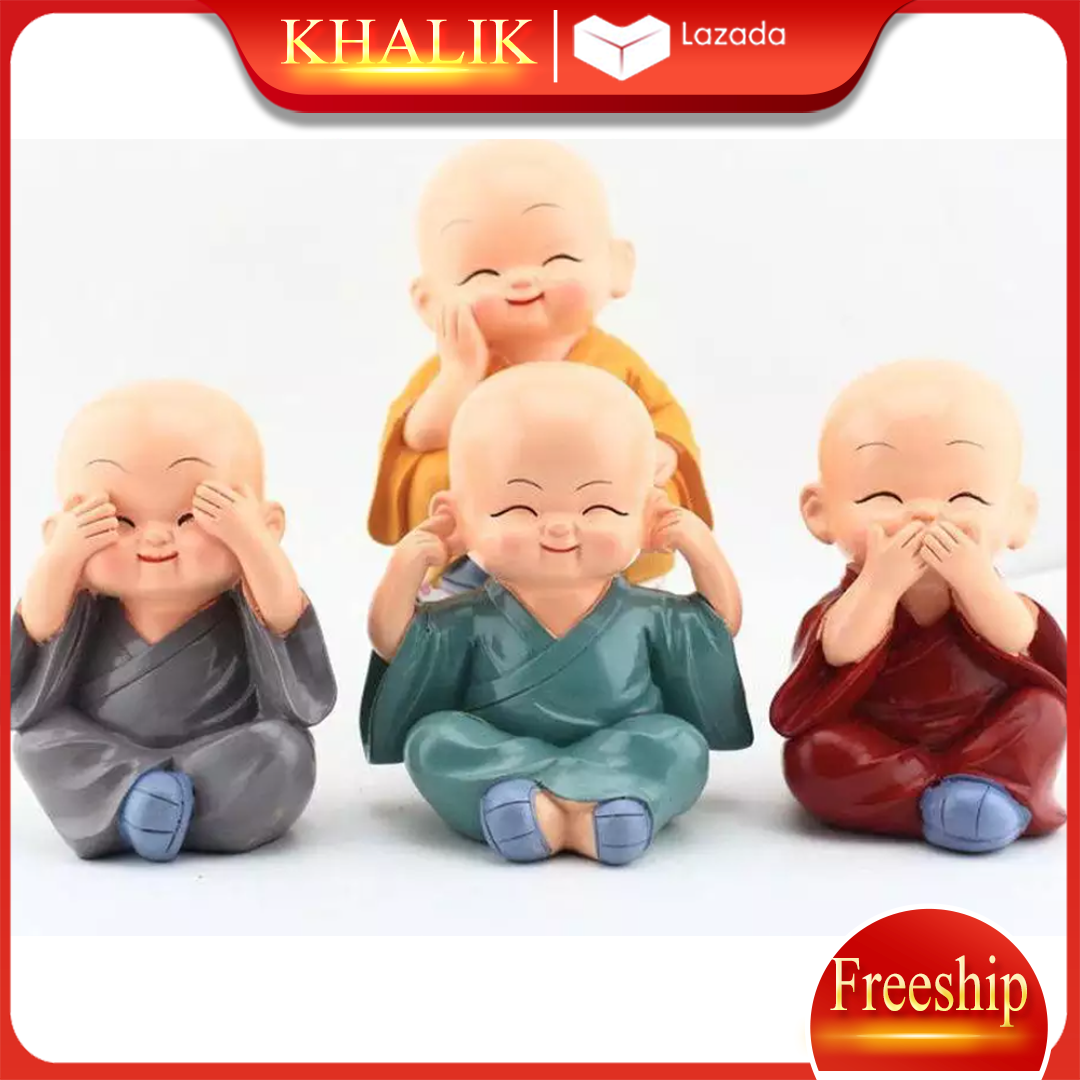 Bộ tượng chú tiểu bốn không
