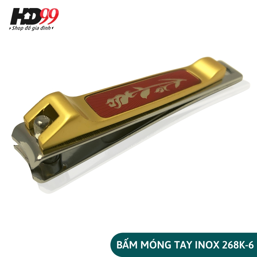 Bấm Móng Tay Móng Chân Cao Cấp HENGJINDA 268K-6 Hàng Chất Lượng Cao Từ Thép Chuyên Dụng Kiểu Dáng Phù Hợp Bàn Tay người Việt Nam