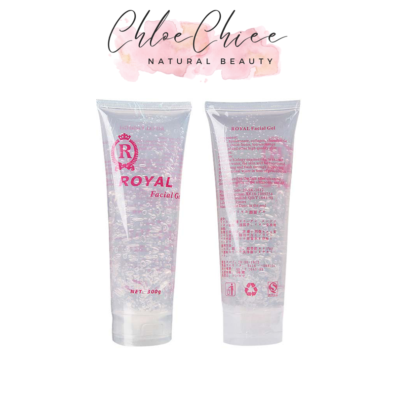 Gel triệt lông lạnh trẻ hóa da royal dùng cho máy triệt lông gel mát xa 300ml sử dụng sóng âm làm đẹp nâng cơ - chloe chiee