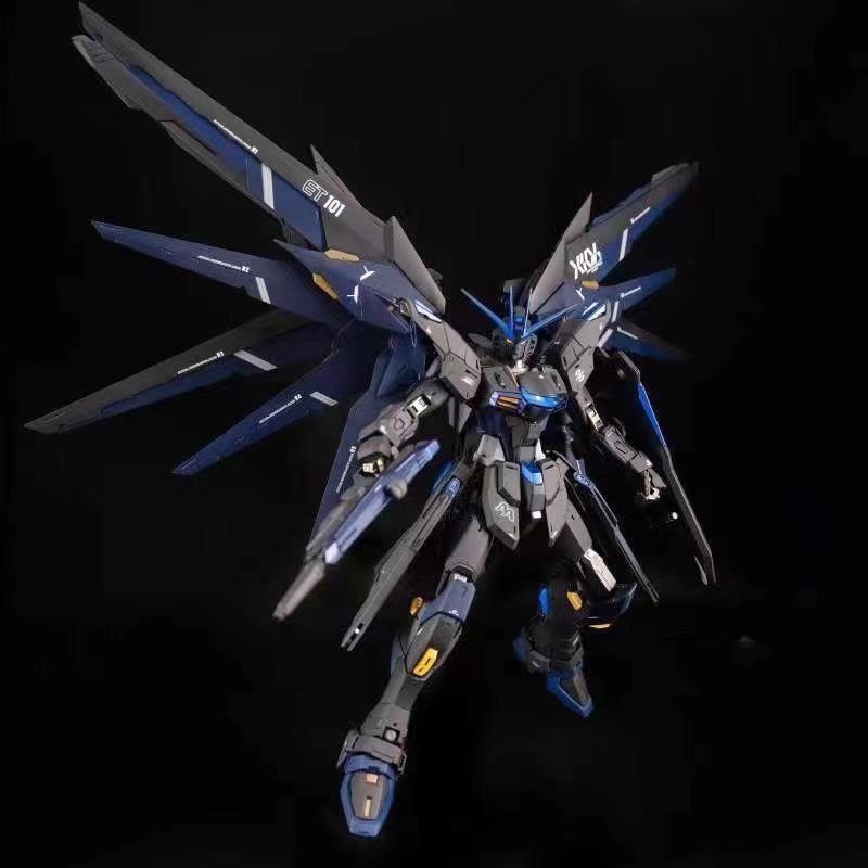 Mô hình lắp ráp mg black phoenix freedom 2.0, 1/100 gunpla, đồ chơi xếp hình mecha