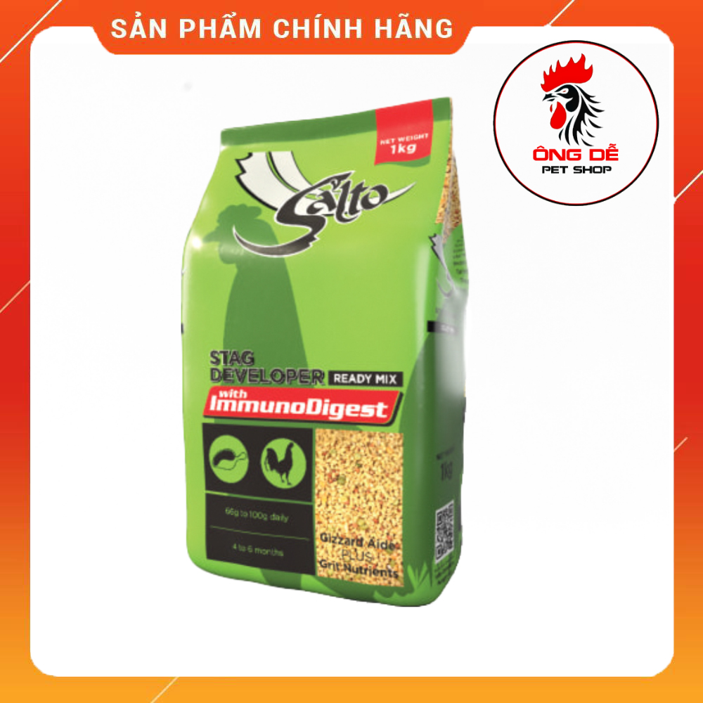 Salto stag developer 4 - 6 tháng dành cho gà tơ 1 kg