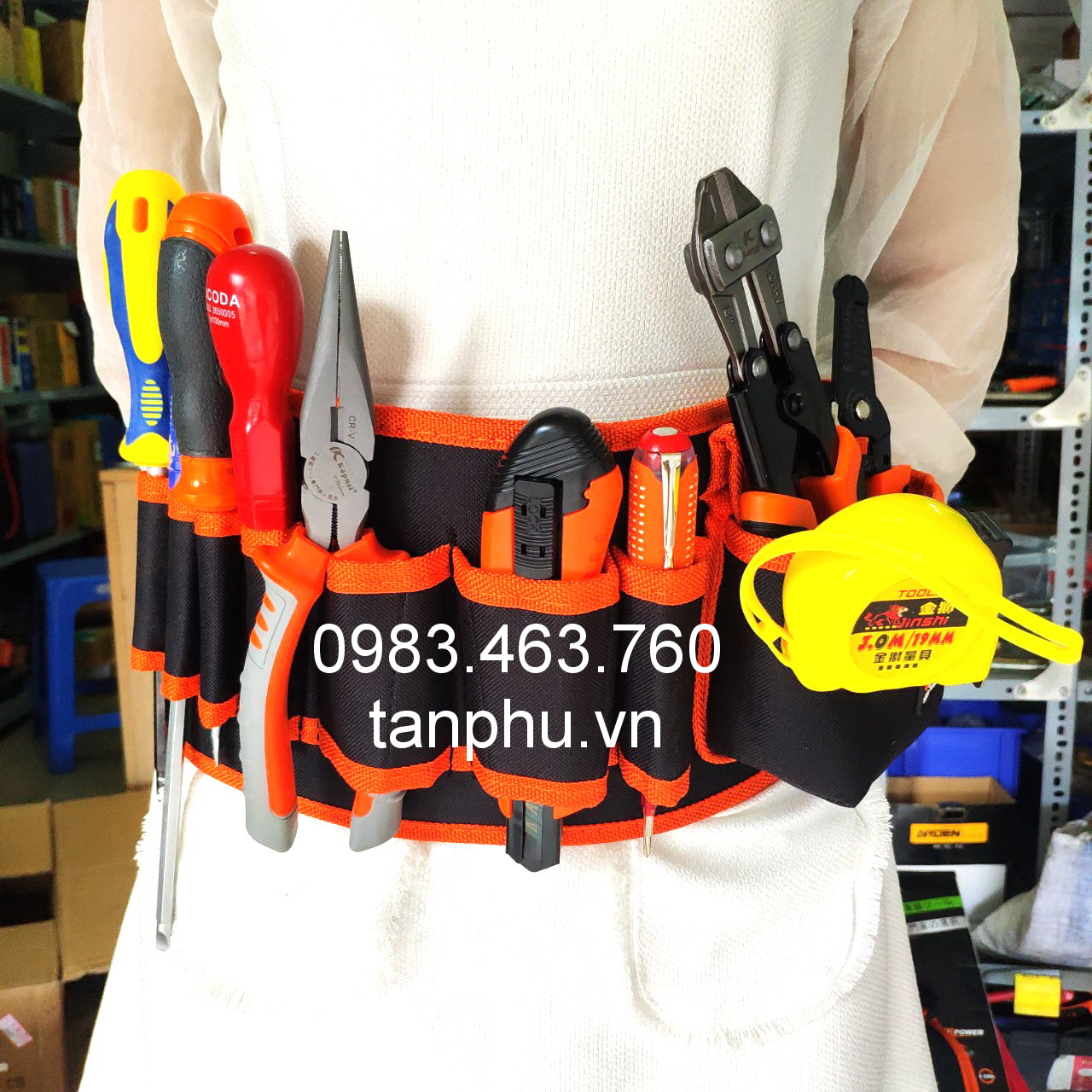 Túi đeo thắt lưng treo đồ nghề kapusi 11 ngăn
