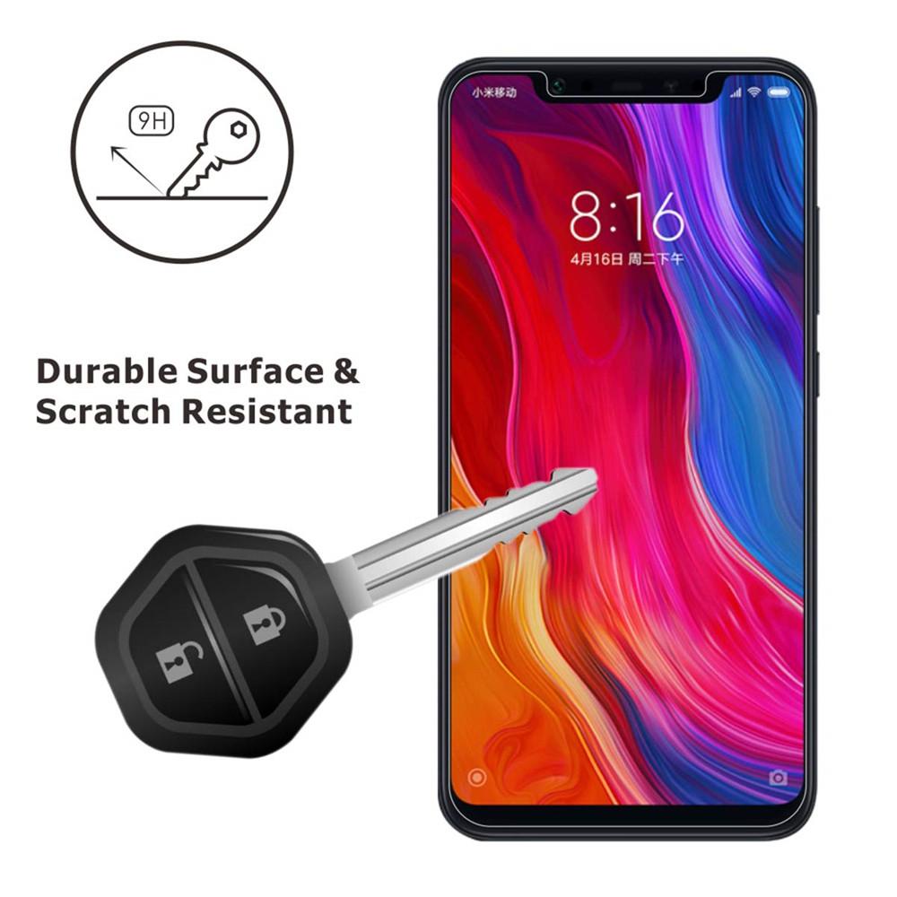 Kính cường lực trong suốt cho xiaomi mi 8/ mi 8 pro/ mi 8 explorer