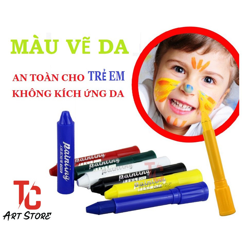 Màu vẽ lên mặt baoke ch06