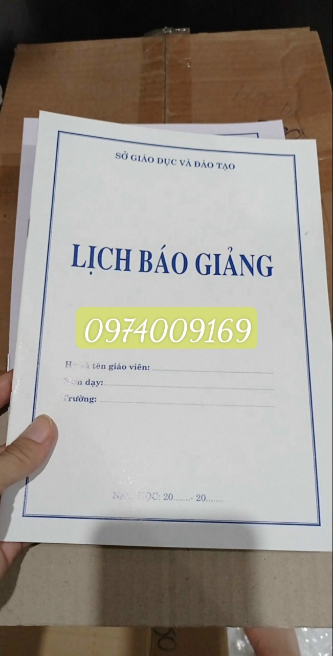 Lịch báo giảng cấp 2, cấp 3