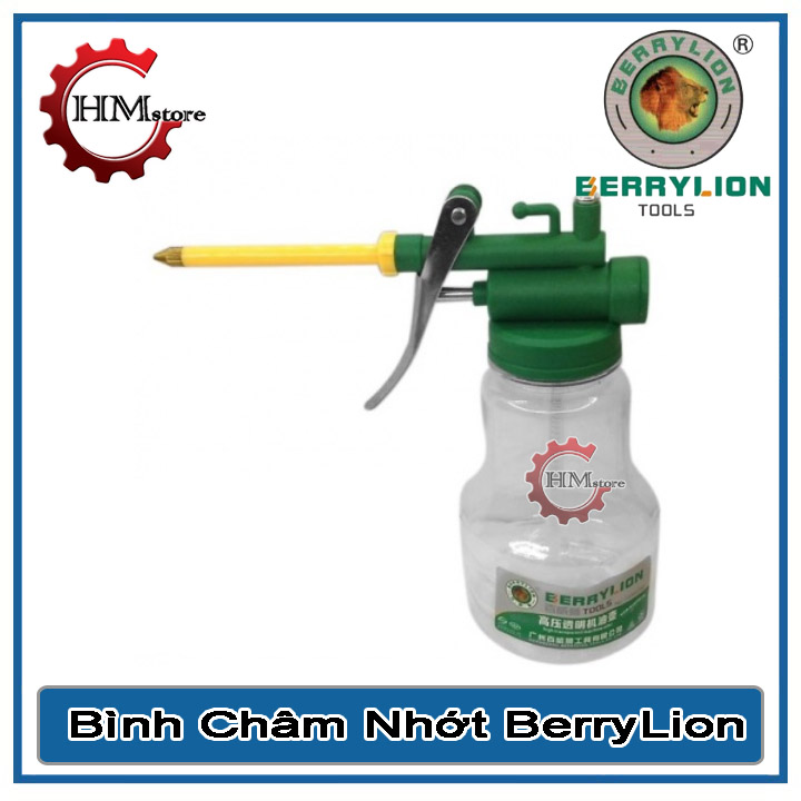Bình tra dầu nhớt Berrylion, trọng lượng 250g 350g - Bình châm dầu nhớt, bình bơm nhớt, bình xịt nhớt, dụng cụ sửa xe máy - Thương hiệu Sư Tử - HẢI MY STORE