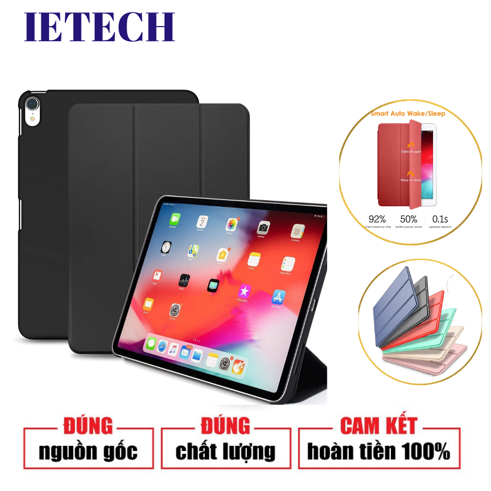 Bao da silicon dẻo cao cấp IETECH cho iPad pro 11 inch - tương thích ipad có mã model A1980, A1934, A1979 - Hàng chính hãng