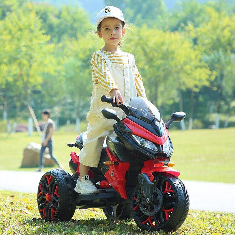 Xe máy điện trẻ em BNM 5188 phiên bản thể thao, có đèn phát sáng bánh xe - TẠI DH STORE