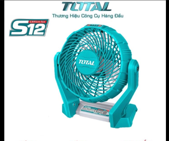 TFALI1207	Quạt  máy dùng pin Lithium 12V TOTAL