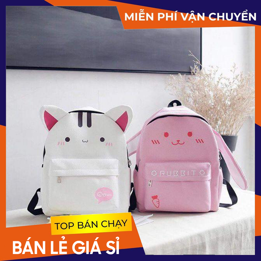 Balo thời trang nữ - mèo thỏ rubbit
