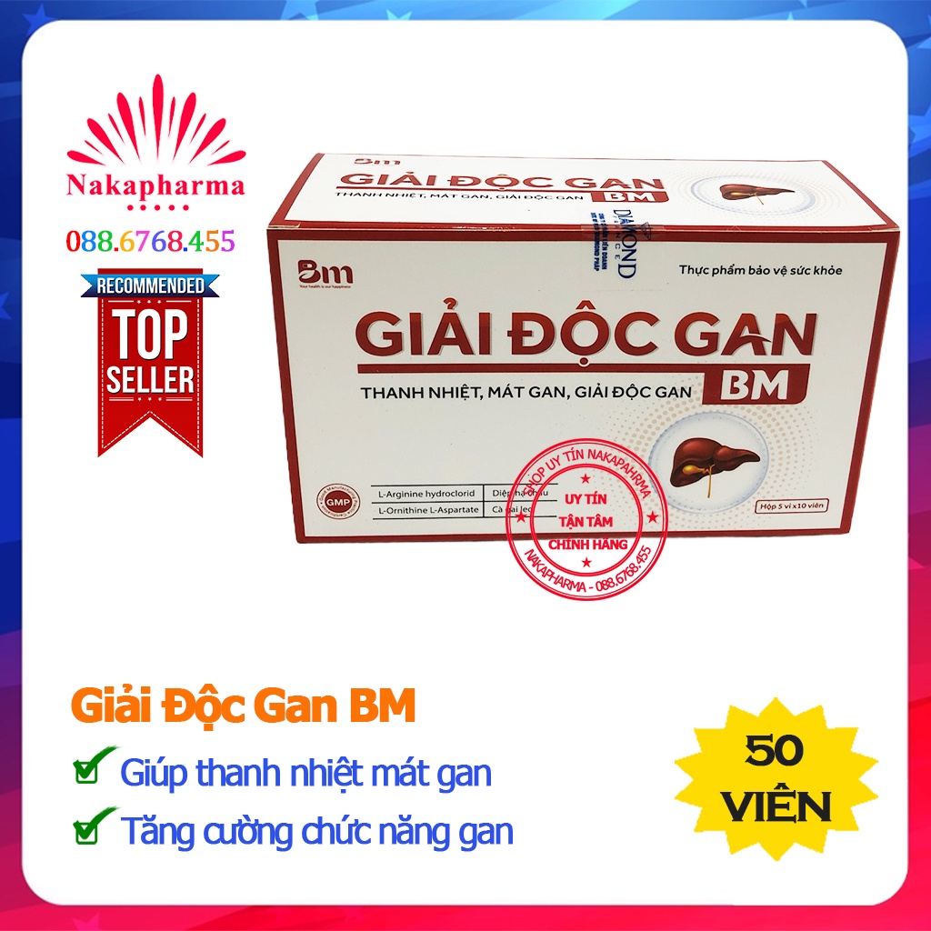 Giải Độc Gan BM Bạch Mai – Giúp thanh nhiệt, mát gan, hỗ trợ chức năng gan