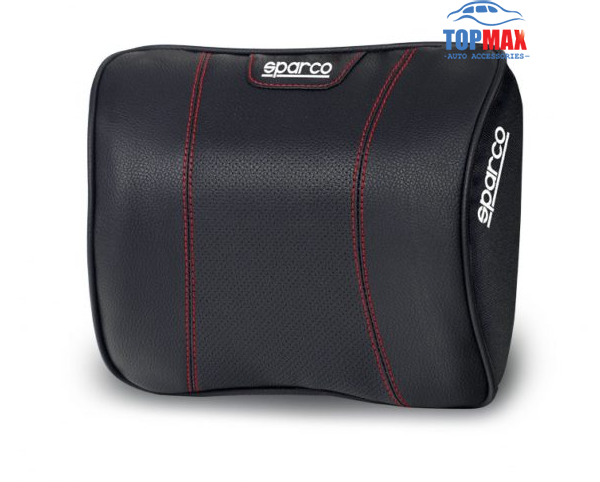 Gối tựa đầu cao su non cao cấp spc4008bk - chính hãng sparco