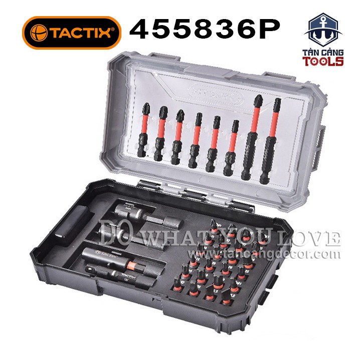 Bộ đầu bắt vít đa năng 36 chi tiết tactix 455836p