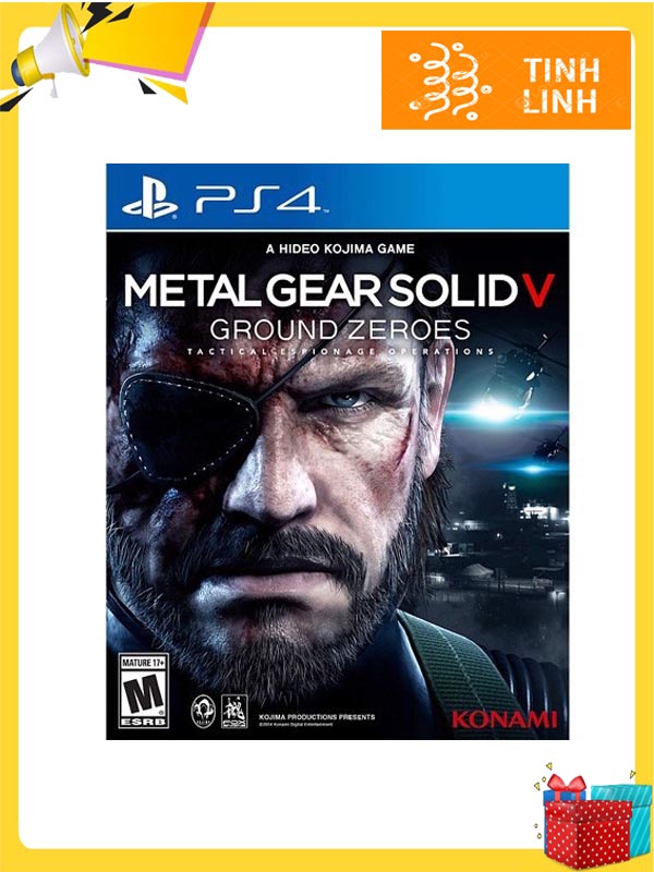 Đĩa game ps4 metal gear solid v: ground zeroes