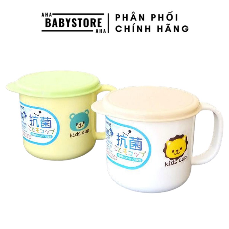 Cốc uống nước có bé có nắp đậy Nhật Bản