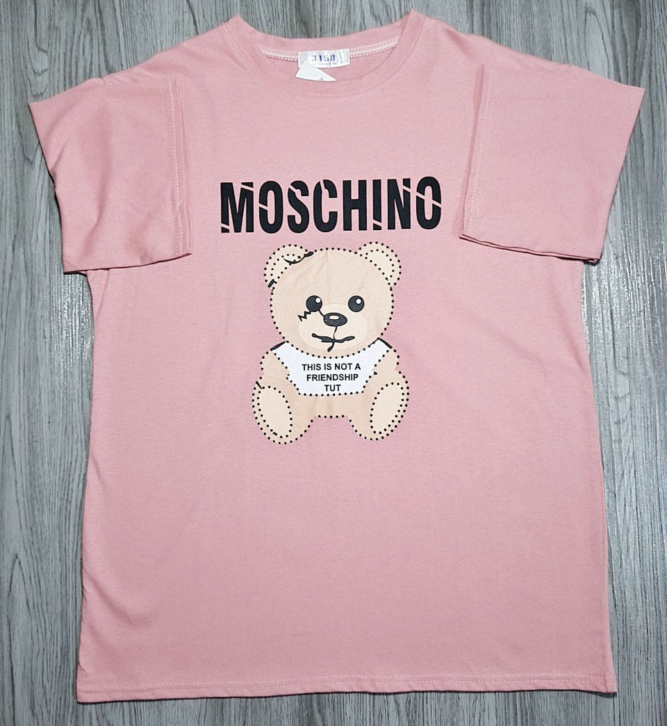 Áo thun, áo phông cá tính Unisex họa tiết MOSCHINO tay lỡ form rộng in hình cá tính, áo phông Unisex nam nữ, áo thun Unisex Freesize tay lửng