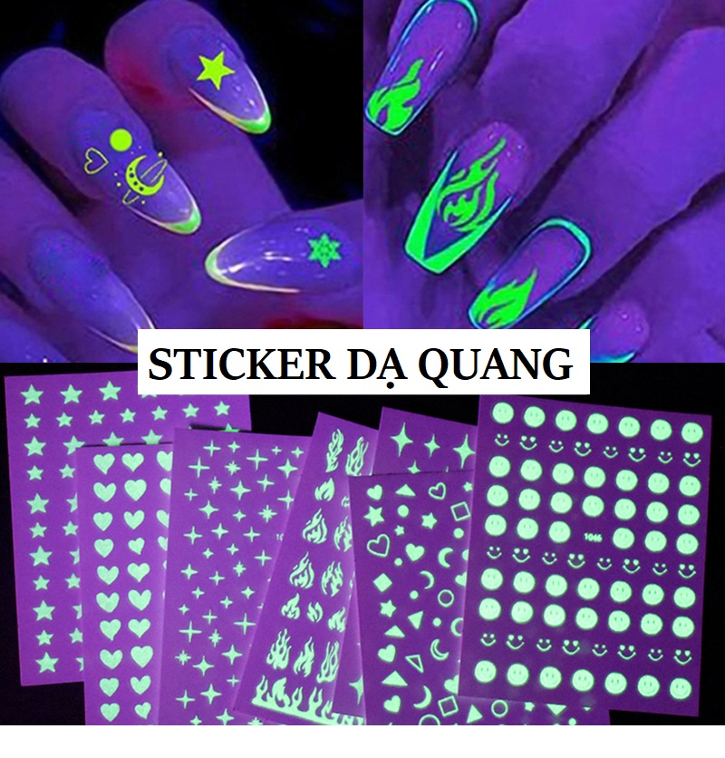 Sticker dán móng họa tiết độc đáo