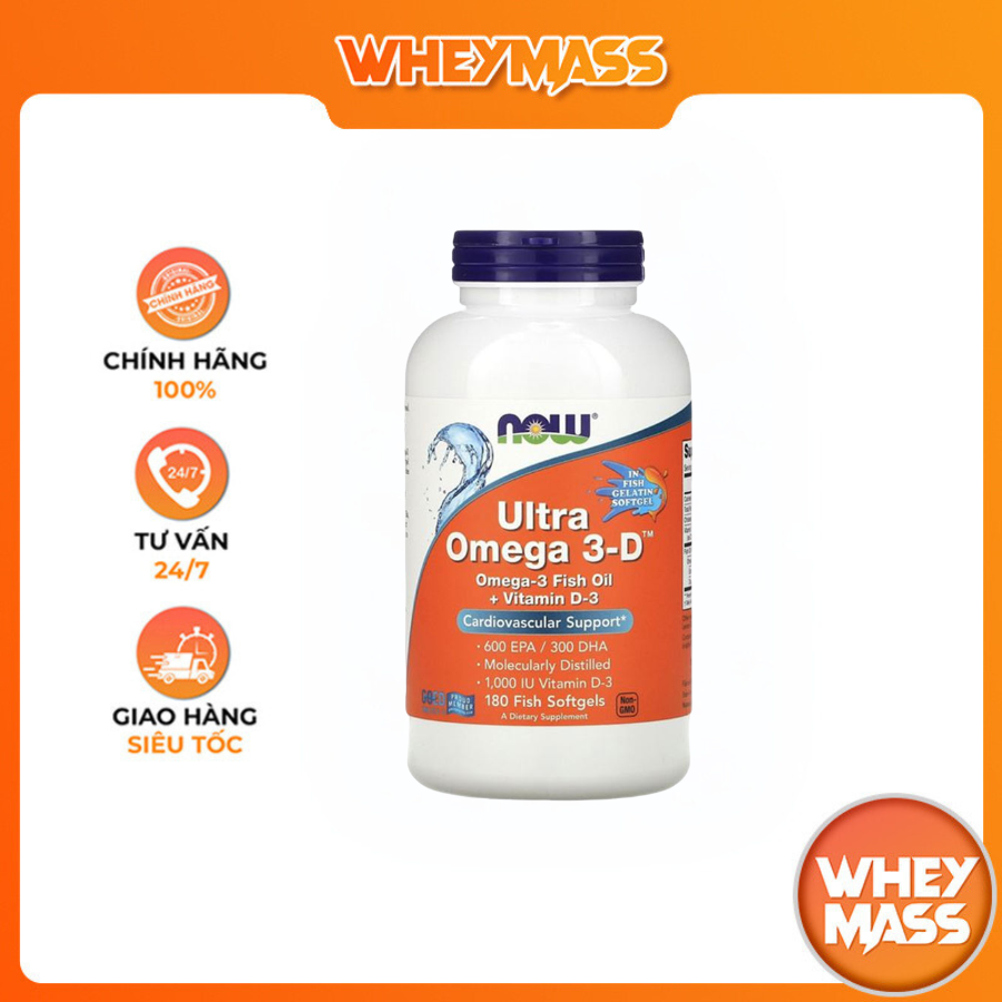 Now ultra omega3 d3 thực phẩm bảo vệ sức khỏe bổ sung omega 3