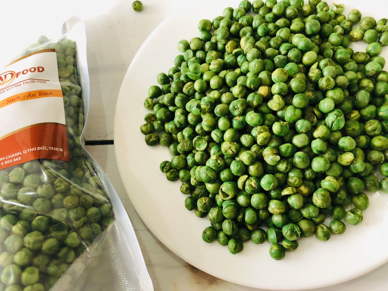 1kg đậu Hà Lan rang muối - doanvat_hangduong