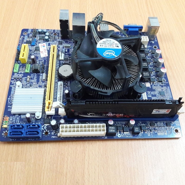 Main / Combo Main H61 + Cpu G/Core i3 2100 + Ram 4gb/2gb cũ tháo case tùy phân loại