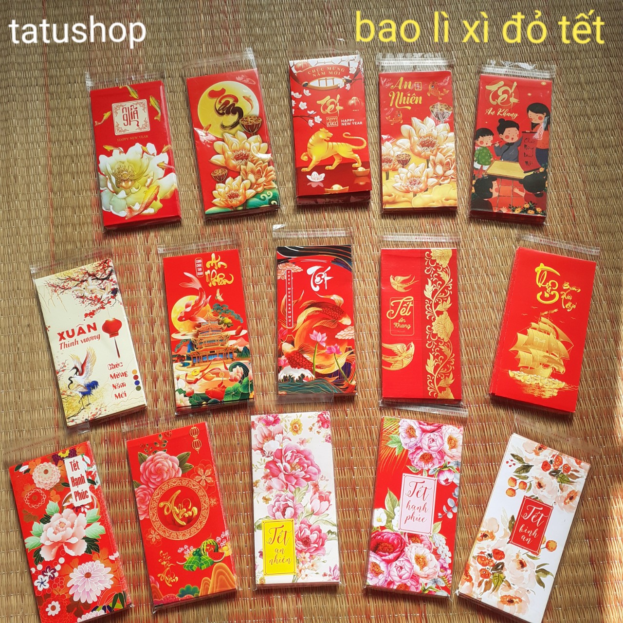Bao lì xì 2022, lì xì đẹp, lì xì tết, lì xì đỏ hoạt hình con hổ tết 2022 đẹp