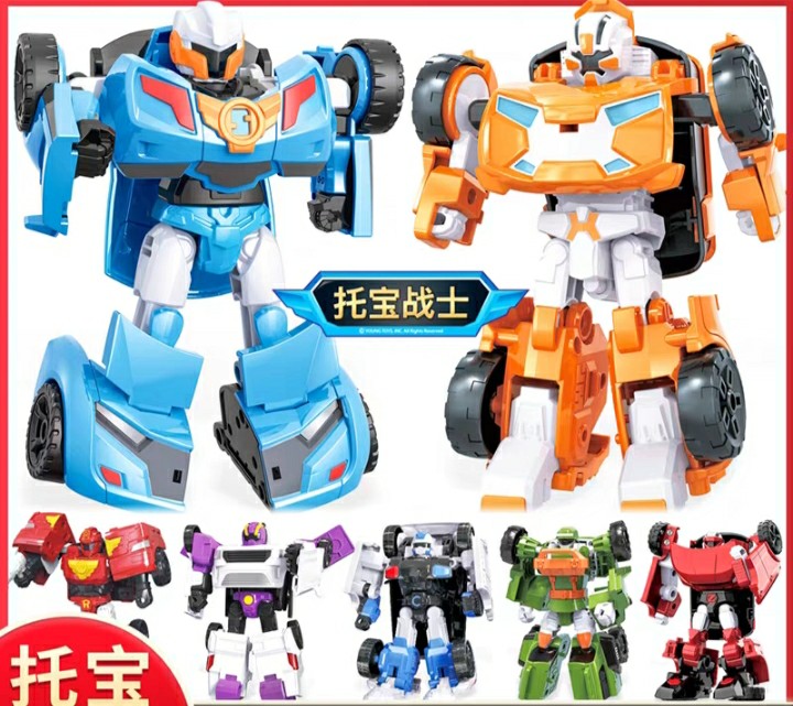  Vỉ ráp ROBOT mini ROBOT biến hình dành cho bé của Lam Anh Store 