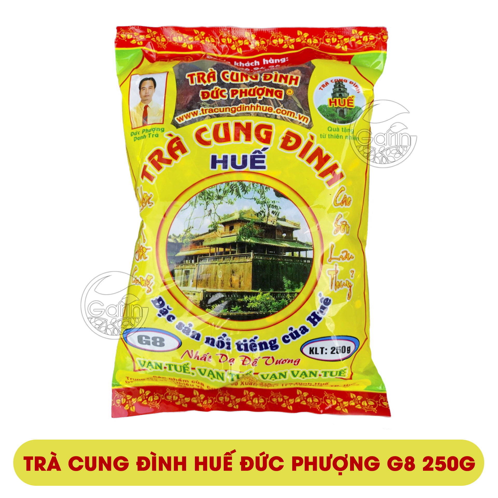 Trà g8 cung đình huế nhất dạ đế vương Đức Phượng 250g món quà từ xứ Huế bảo vệ long thể cho mọi nhà BA TU SHOP
