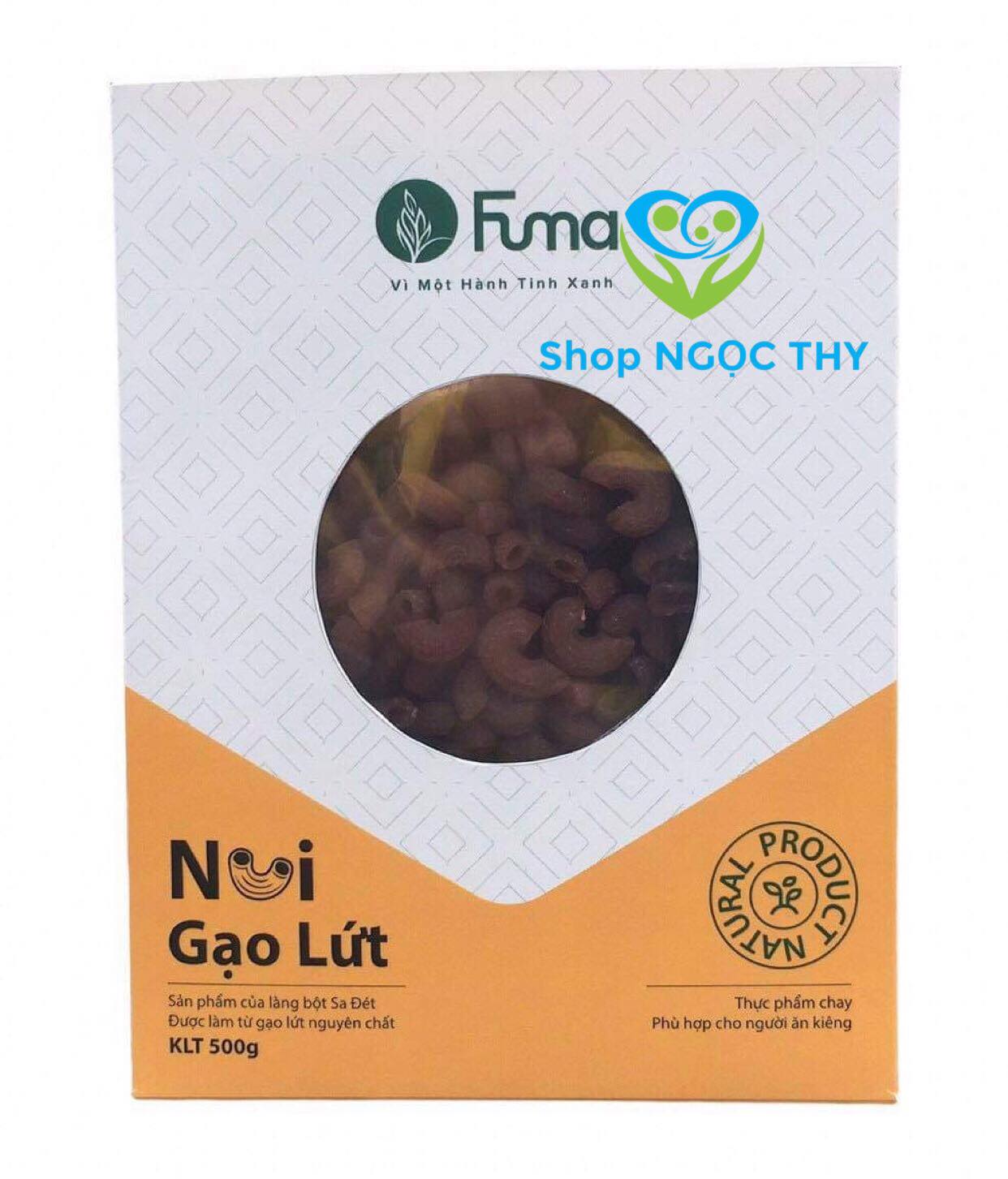[HCM]Nui gạo lứt Fuma 500gr đặc sản Sa Đéc phù hợp ăn kiêng/chay/eatclean/keto
