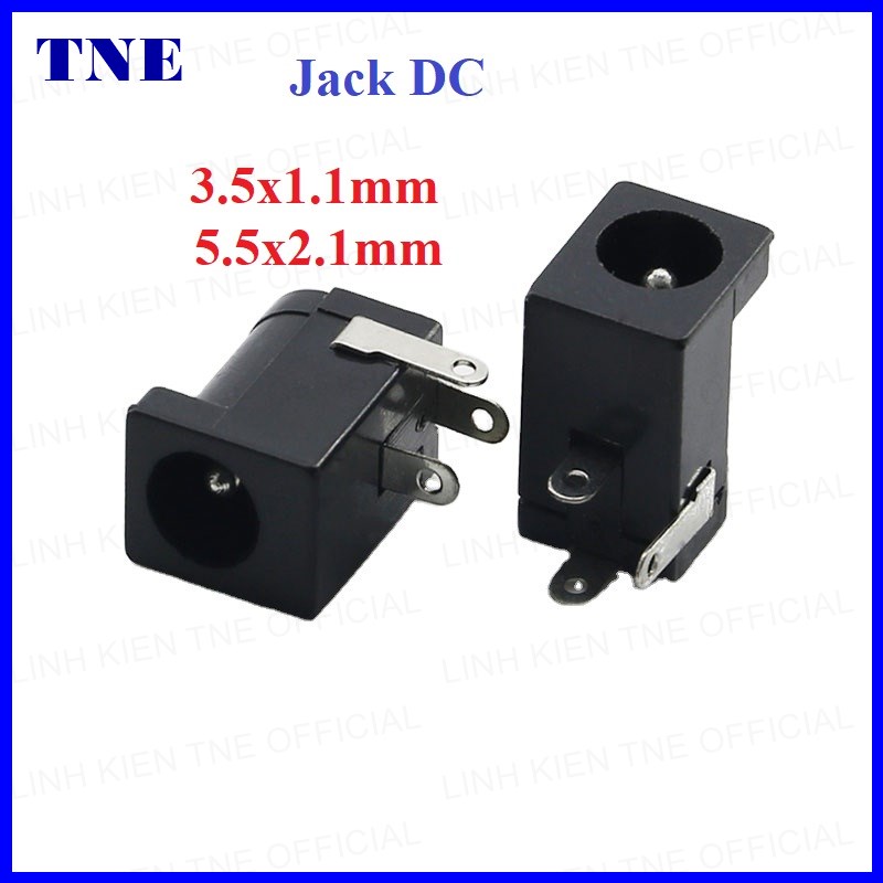 Jack nguồn cái, chân ngồn dc005 5.5x2.1mm dc002 3.5x1.1mm