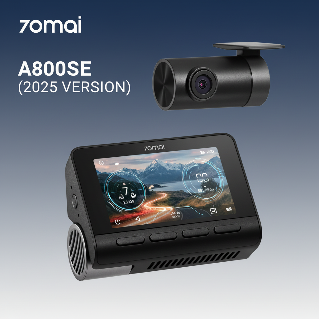 Camera Hành Trình 70mai A800SE Ghi Hình 2 Kênh Trước Sau Chất Lượng 4K UHD HDR (Bản Quốc Tế 2025)