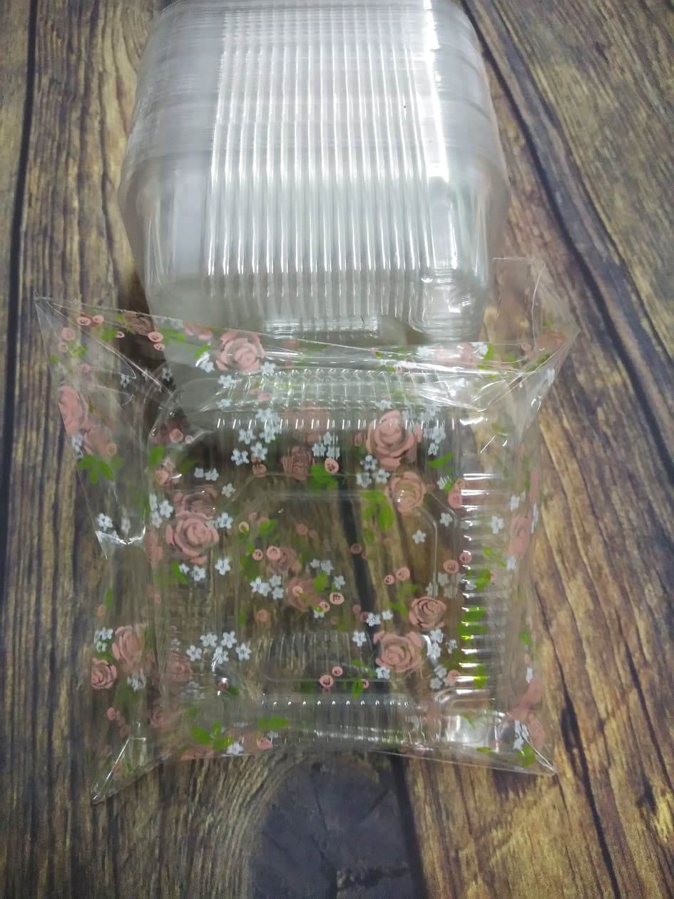 Combo 100 khay và túi đựng bánh trung thu 125-150 gram
