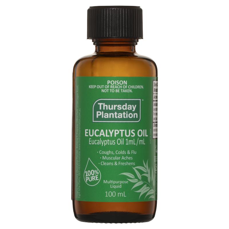 Tinh dầu khuynh diệp thursday plantation 100% pure eucalyptus oil 50ml/100ml/200ml