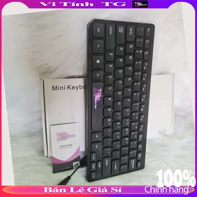 Bàn phím mini có dây giá rẻ cho laptop và máy tính bàn Vi tính TG 868/K1000