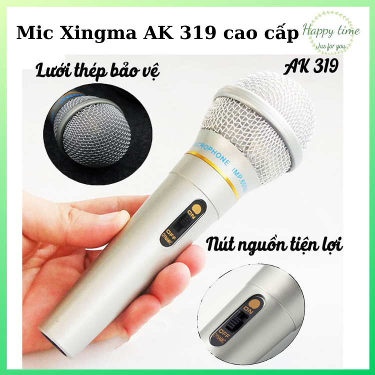 Mic karaoke, Mic không dây có dây, Mic chống hú - cực xịn hát karaoke siêu hay - lỗi 1 đổi 1