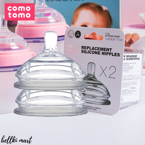 Núm Ti Chính Hãng Thay Thế Cho Bình Sữa Comotomo ( 1 tia, 2 tia, 3 tia, Y cắt ) - Bellki Marrt