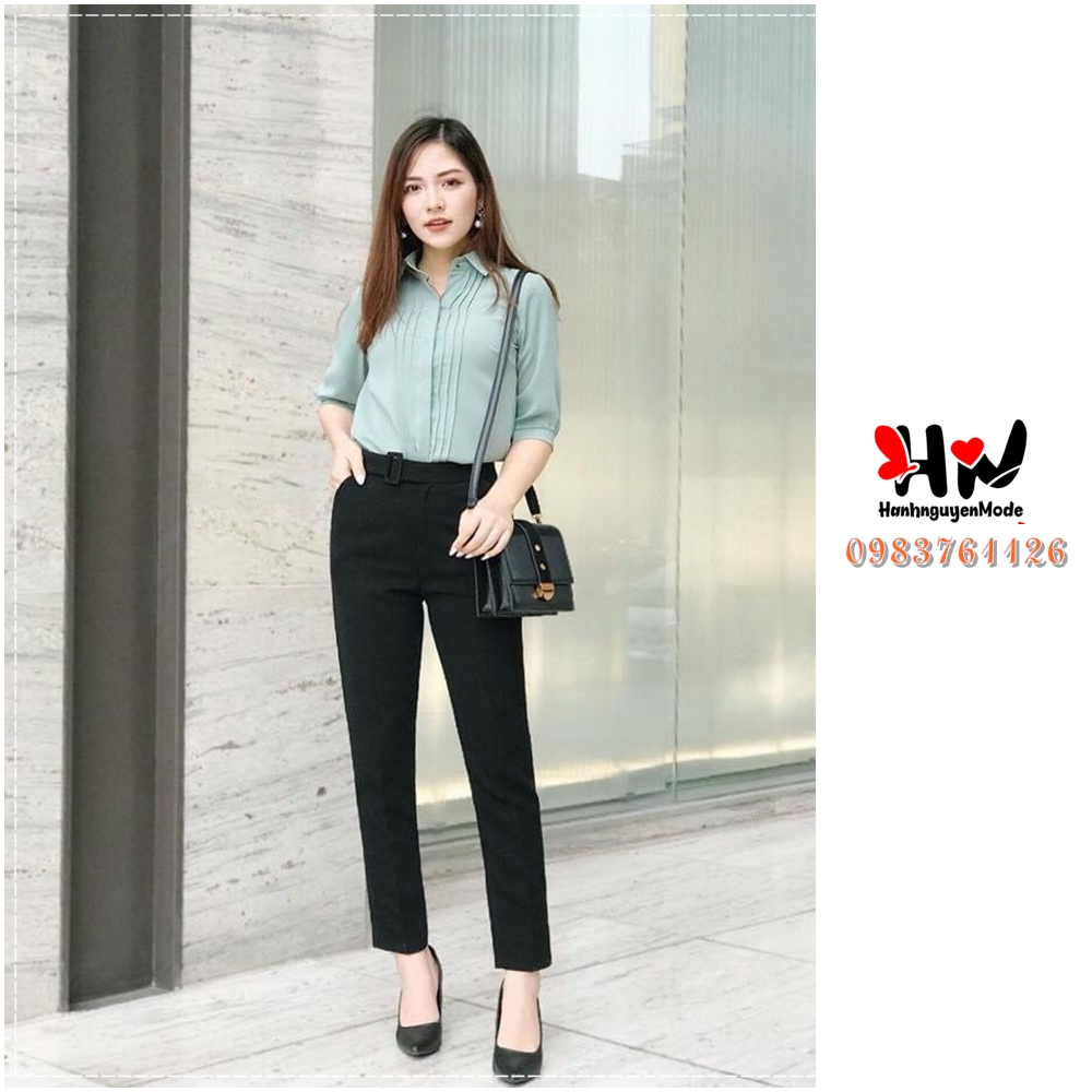 QUẦN BAGGY ĐAI VẢI CHẤT LƯỢNG CAO - QUẦN BESKHA CÔNG SỞ - QUẦN CÔNG SỞ HÀNG XUẤT - hanhnguyenMode