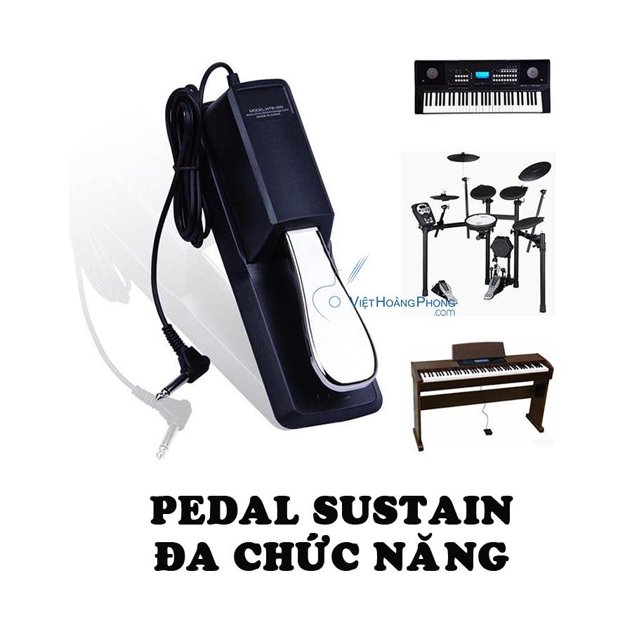 Pedal đa năng Cherub WTB-005 - Bàn đạp tạo tiếng vang Sustain Keyboard Pedal cho đàn Organ Piano...- HappyLive Shop