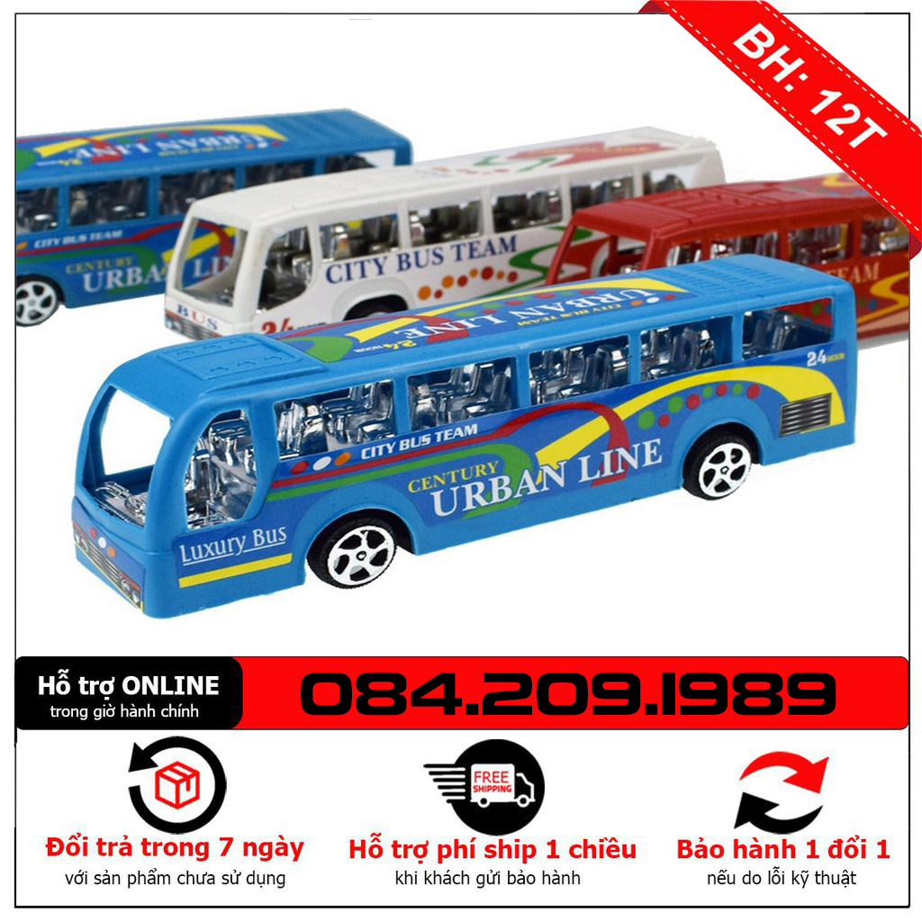Xe buýt chạy cót độc đáo - Đồ chơi ô tô cho bé