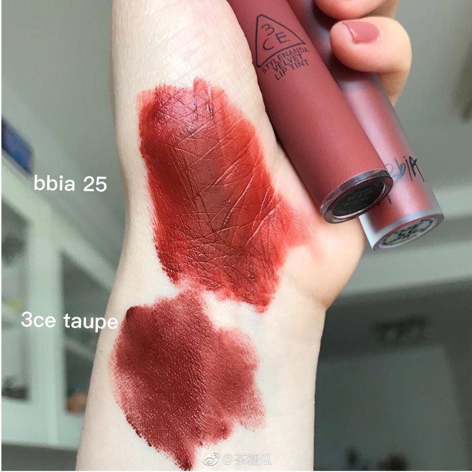 Son kem BBia 25 đỏ bungundy siêuuuu hottttt