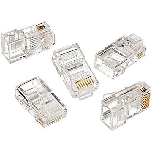 Hộp 100 đầu hạt mạng rj45 nhựa
