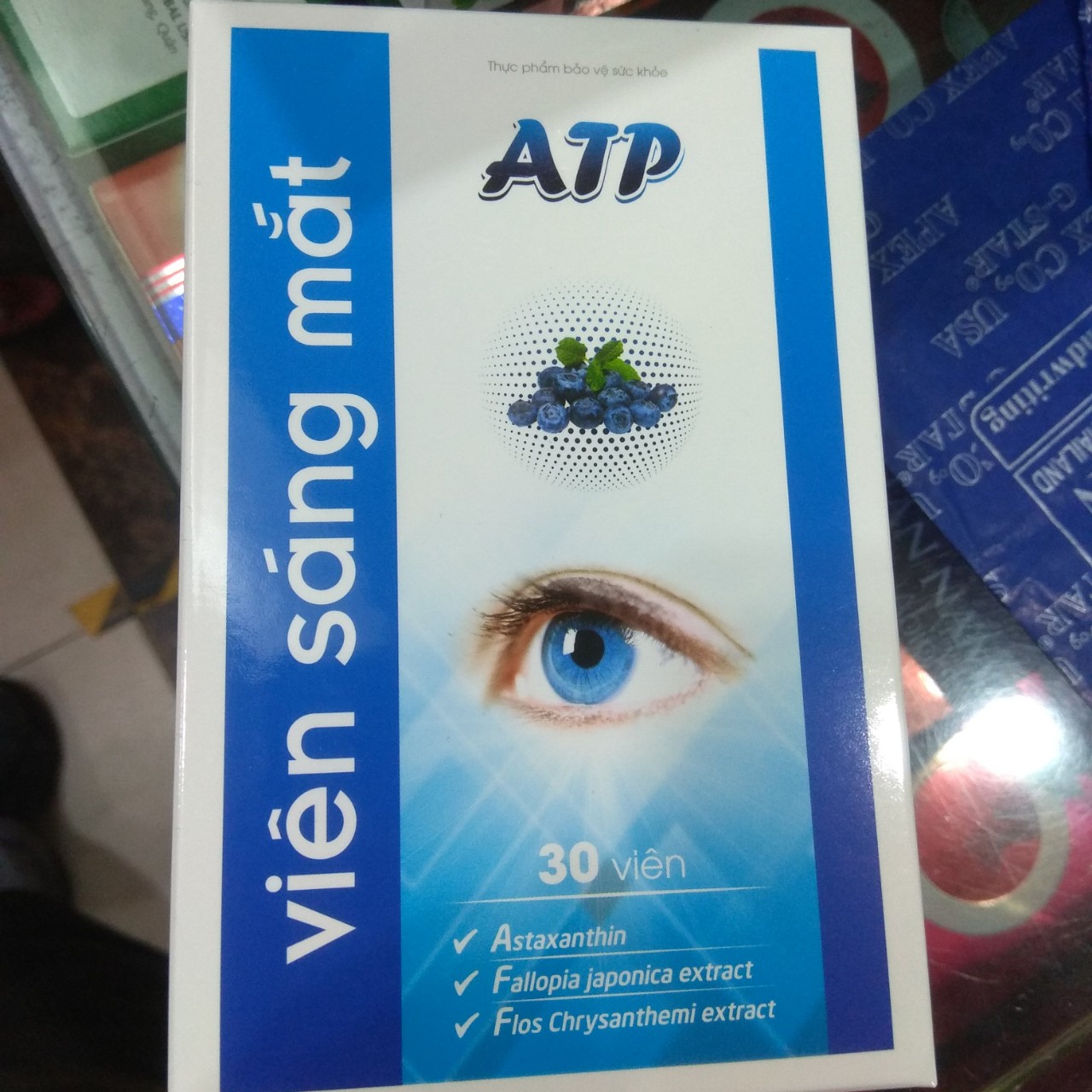 Viên uống sáng mắt ATP - Giải pháp hoàn hảo cho đôi  mắt của bạn -lọ 30 viên