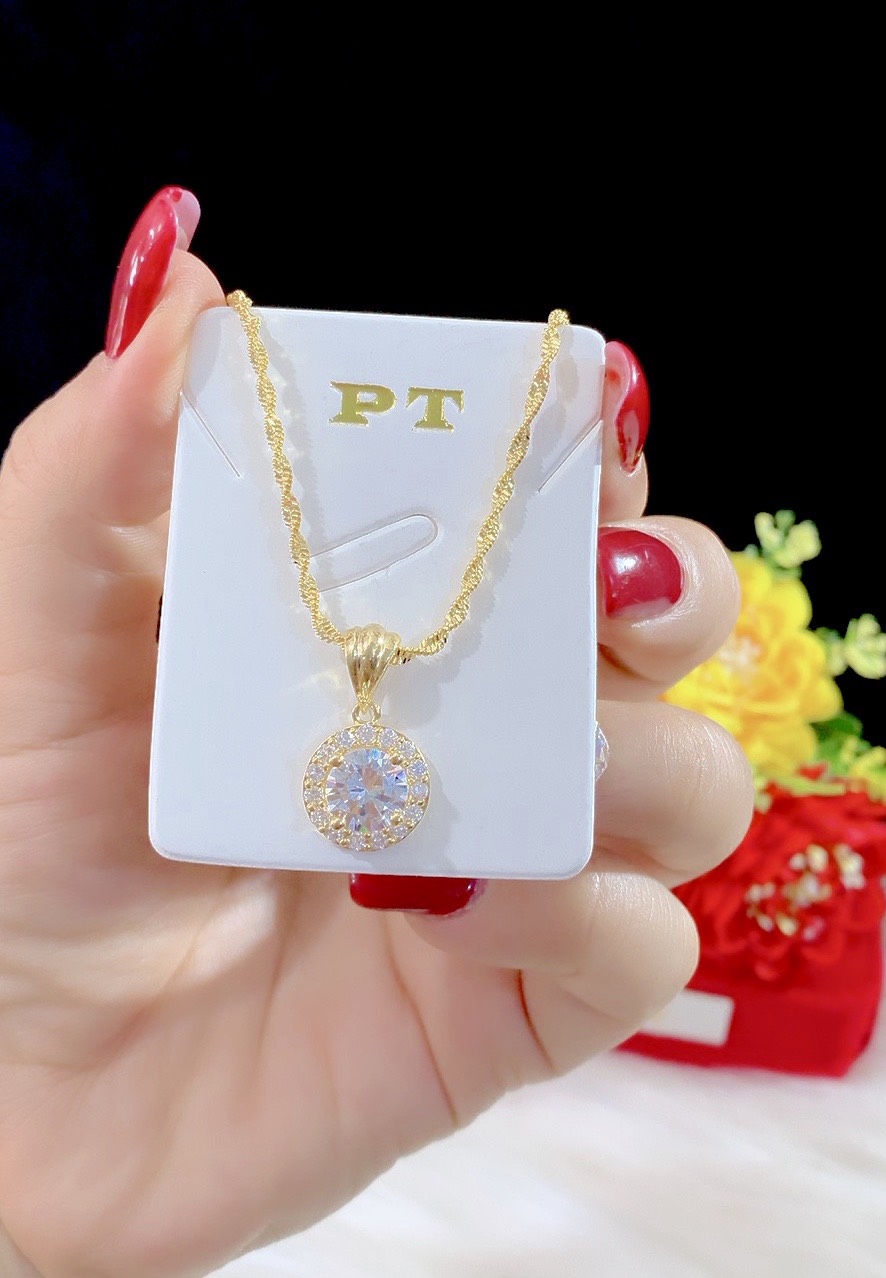 Dây chuyền nữ mạ 18k cao cấp p76