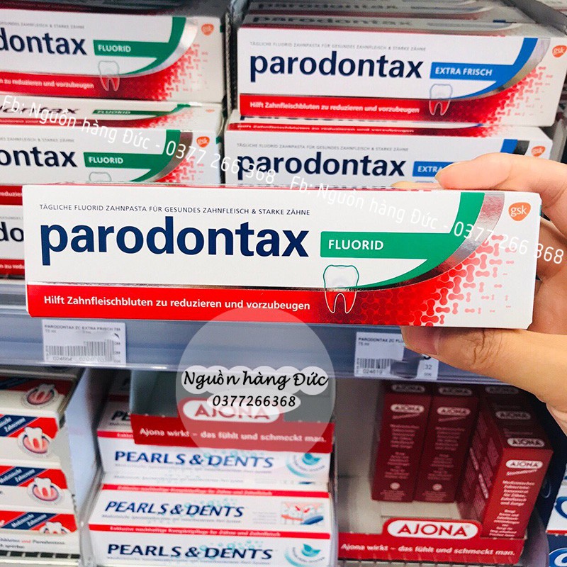 KEM ĐÁNH RĂNG PARODONTAX ĐỨC TỪ THẢO DƯỢC - NGUỒN HÀNG ĐỨC