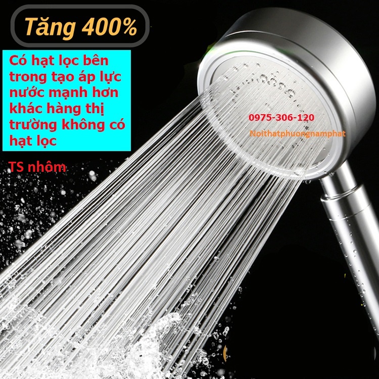 [HCM][NƯỚC MẠNH NHẤT GIÁ CẠNH TRANH TỐT] Tay Sen Tắm Vòi Hoa Sen TĂNG ÁP TS08 KHÔNG DÂY SEN
