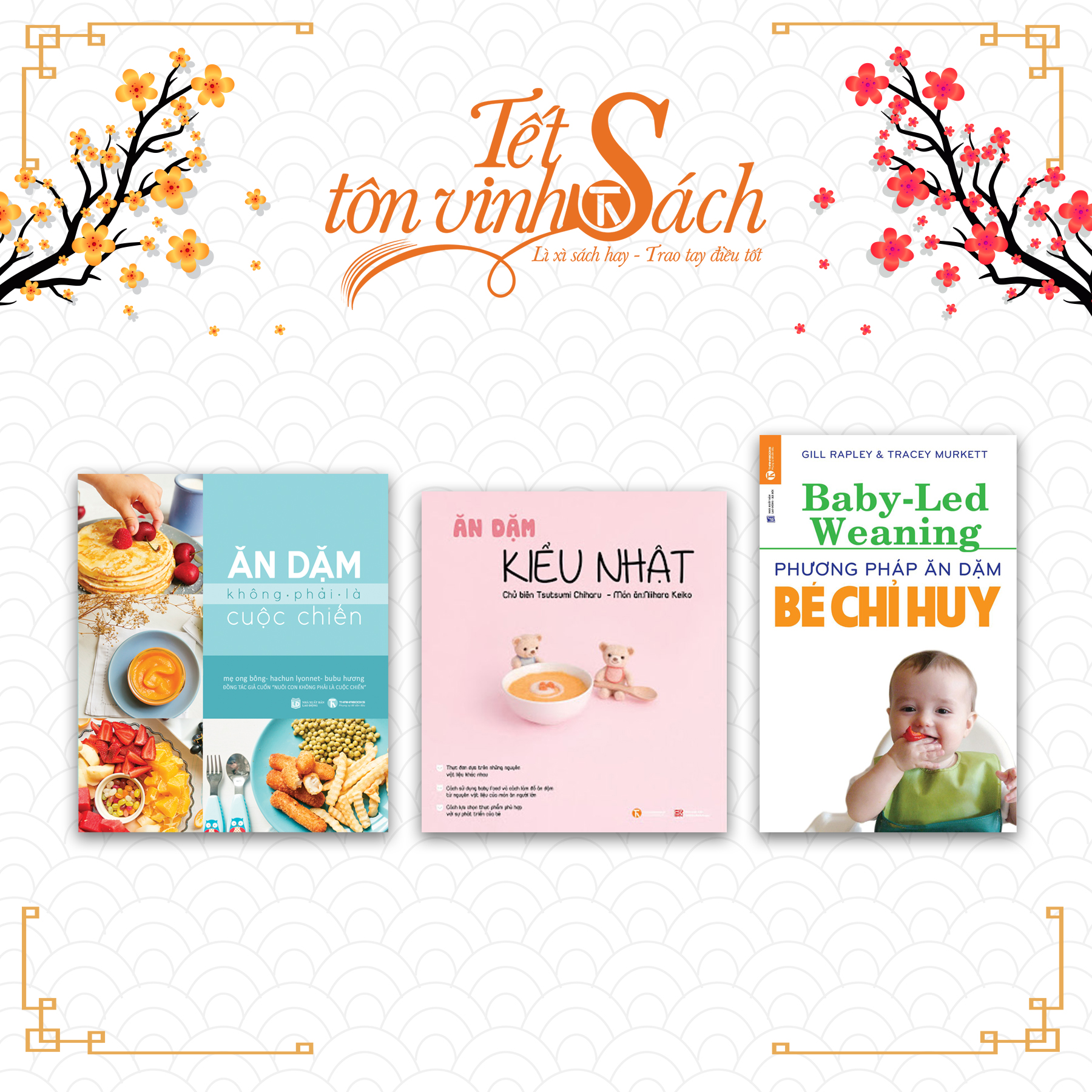 [TẾT SÁCH] - Bộ sách Phương pháp ăn dặm và cách chế biến - THÁI HÀ BOOKS