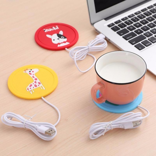 Đế hâm nóng tạo nhiệt trà cà phê cổng usb
