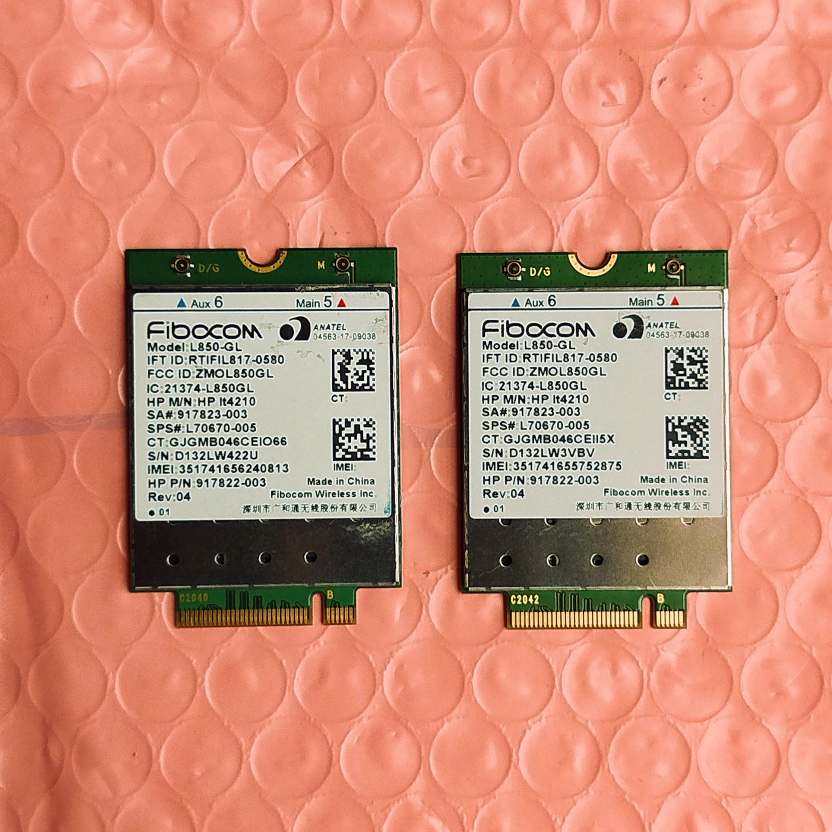 Card wwan 4G, Card 4G LTE cho HP Probook, Elitebook, Card wwan 4G L850-GL, Carrd 4G LTE HP lt4210 ch