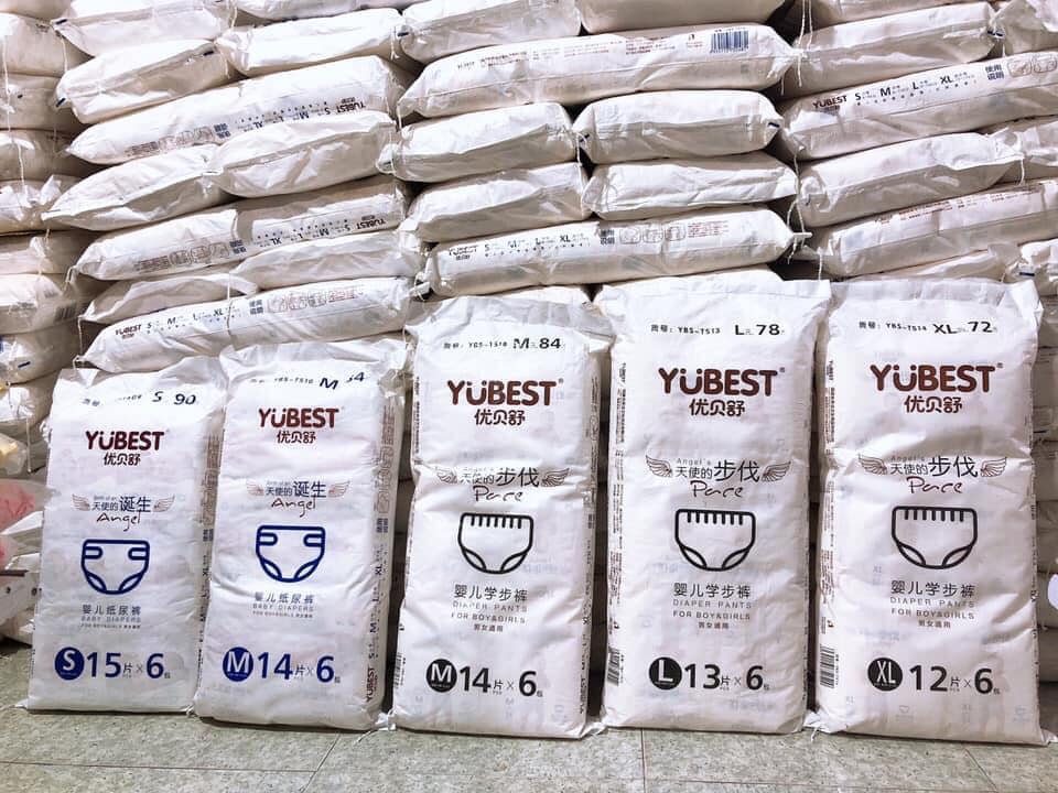 Bỉm yubest angle đủ size cho bé