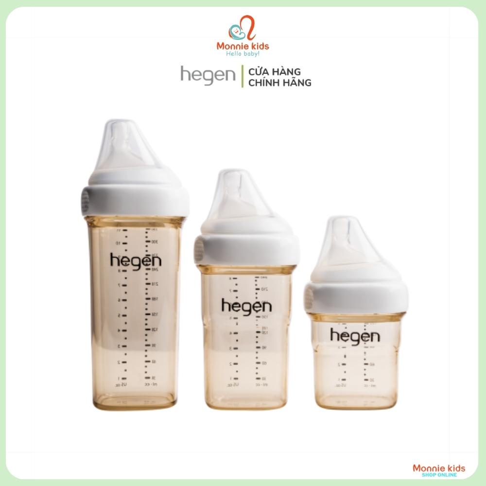 Bình sữa cho bé Hegen PPSU, bình sữa trẻ em cổ rộng, bình sữa em bé sơ sinh 150ml 240ml 330ml, bình sữa cho trẻ sơ sinh